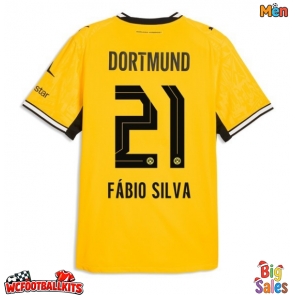Borussia Dortmund Fabio Silva #21 Replica Home Stadium Shirt 2026-27 Short Sleeve